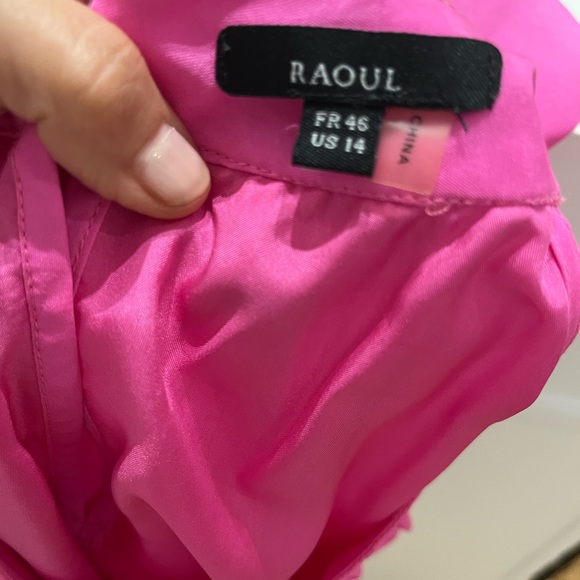 RAOUL Pink Silk Sleeveless Dress, GUC, Size 14 💓 - Picture 4 of 14